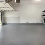 Stain resilient and waterproof residential concrete epoxy flooring