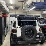 Custom garage storage design and consultation phase